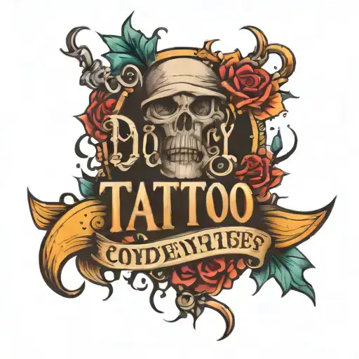 Create Colorful Tatto Quote Daddy Issues And With Some Alcoholic Connection