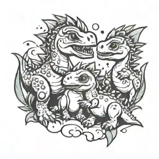 Baby Dinosaurs Together