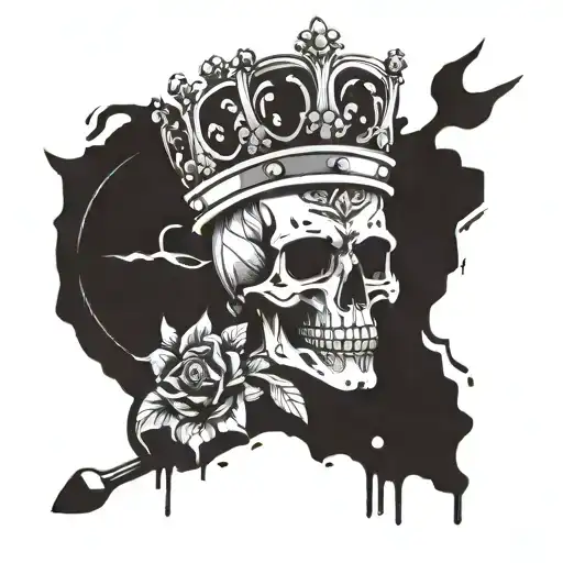T-shirt Design With A Crown For A Logo
