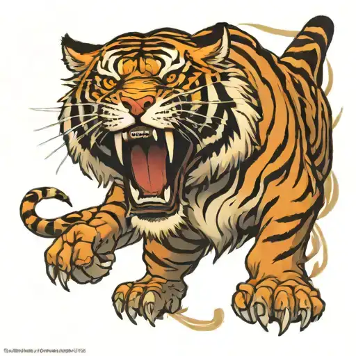 Angry Tiger