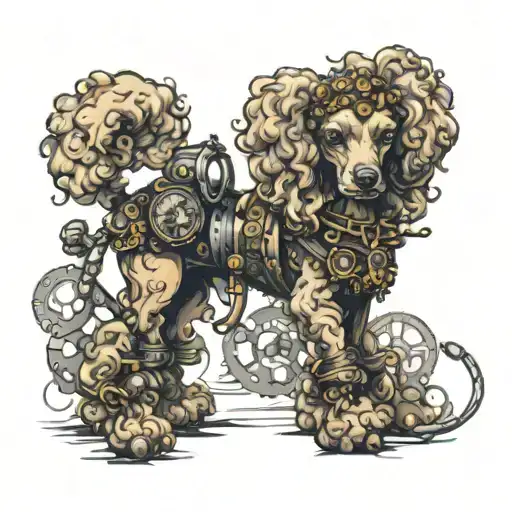 Steam Punk Poodle Dog