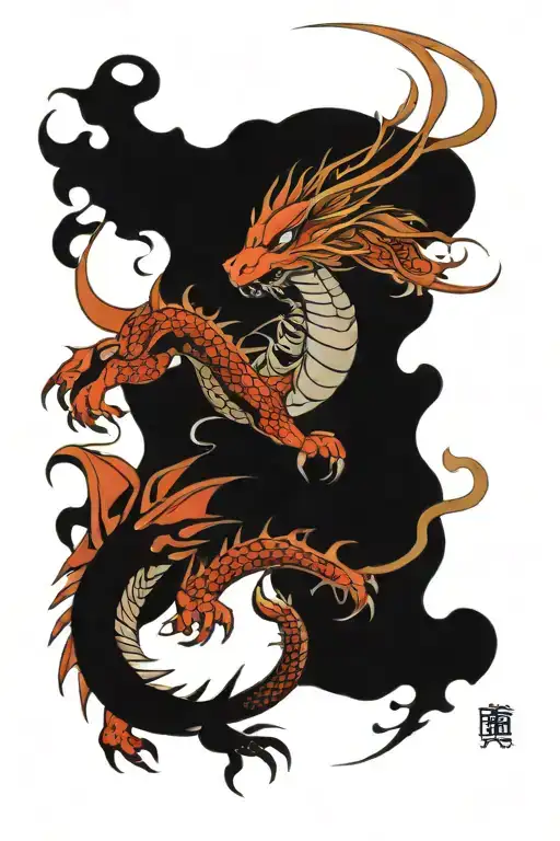 Symbolizing Dragon And Dreamer