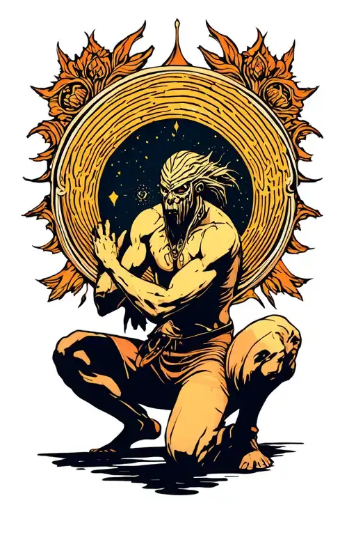 Fingerprint Vyke Kneeling Before The Elden Ring