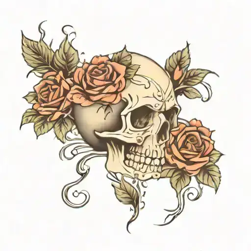 Skull Roses