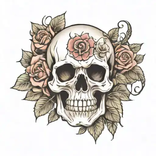 Skull And Roses