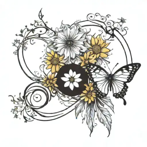 Infinity And Dandelion Flower