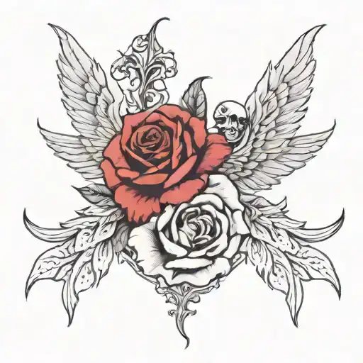 Rose And Death Angel