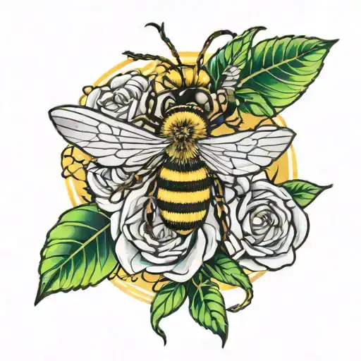 Bee And Streak Lighting