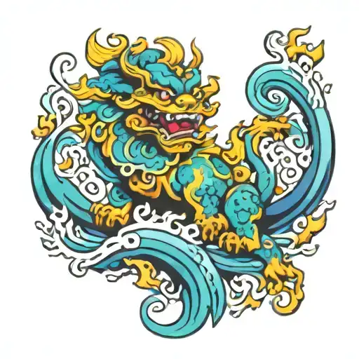 Foo Dog Lsd Acid Waves Flowing