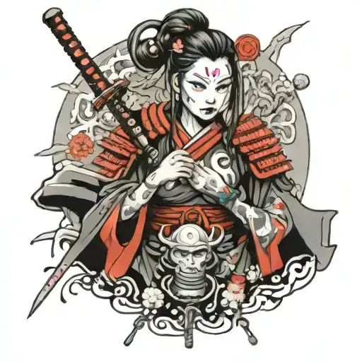 Damaged Samurai Girl Crippled By Addiction To Pills And Amphetamines