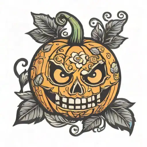 Cute Cartoon Pumpkin Pincushion