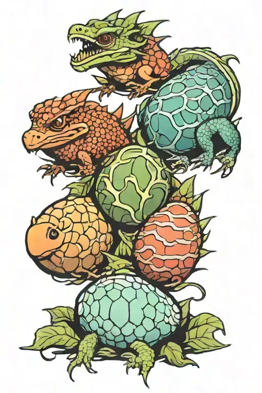 Represent My 3 Kids My Stooges My Little Dragon Eggs