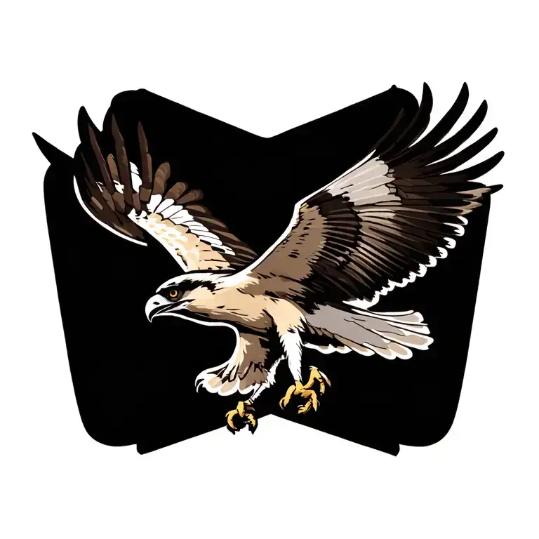 Osprey Landing Front View