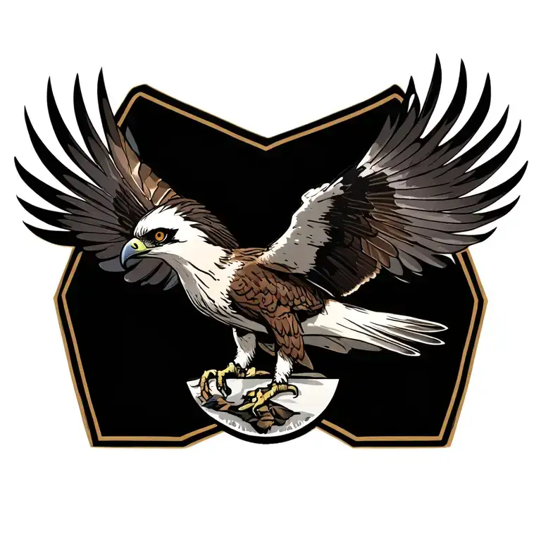 Osprey Landing Front View