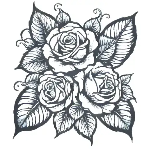 Ano Word Roses Style