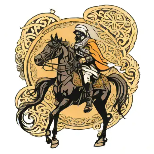 Saudi Shemagh Rider Black