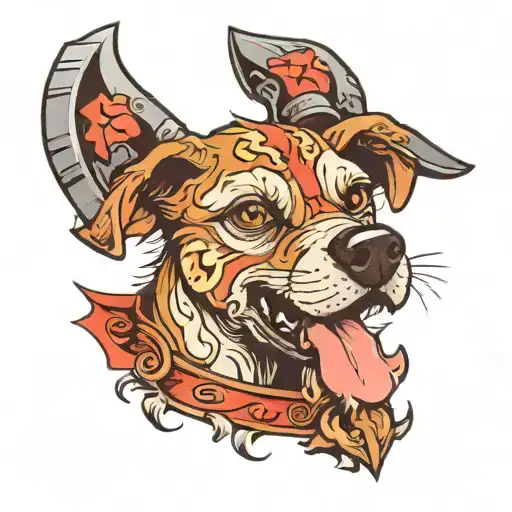 Axe But The Face Of A Dog