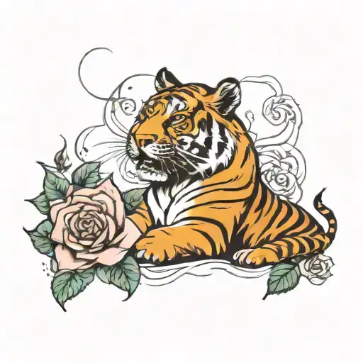 Tiger Rose And Money