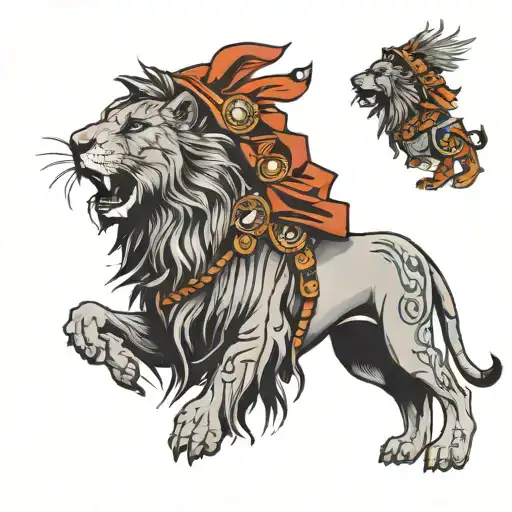 Lion Chief Riding Hood