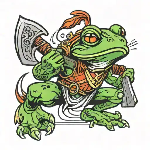 Warrior Frog Axe