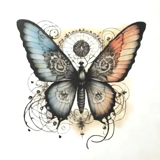 Coldplay Parachutes Album Cover With Black Ink Surroud Faded