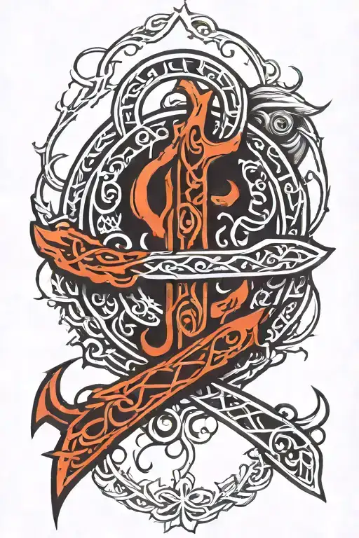 Rune Peace And Inside It Is A Warrior