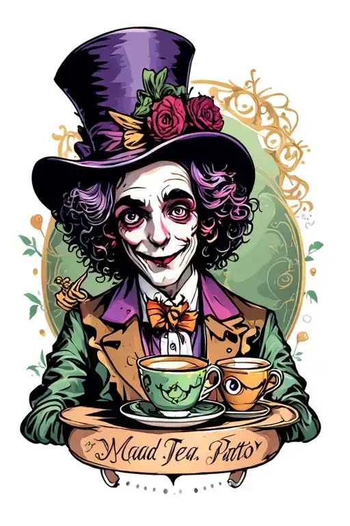 Mad Hatter Tea Party With Monsters