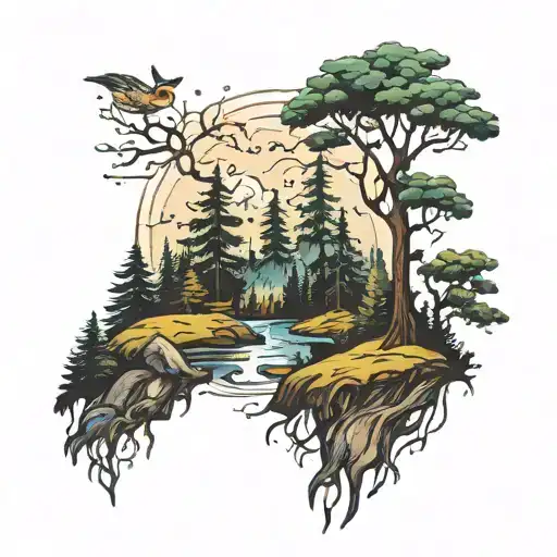 Mixed Forest Landscape