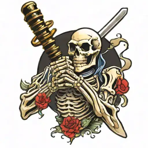 The Katana In The Skeleton's Hand