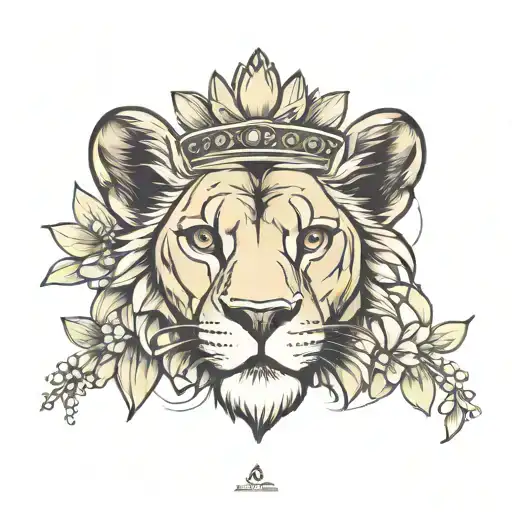 Lioness Lotus Crown