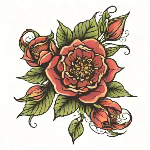 October July And April Birth Flowers