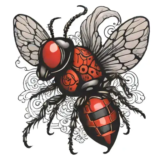 Creepy Insect Realism Female