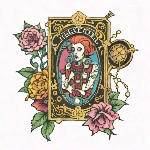 Cyberpunk Tarot Card