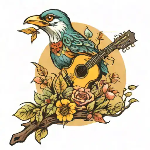 Bird Guitar Forest