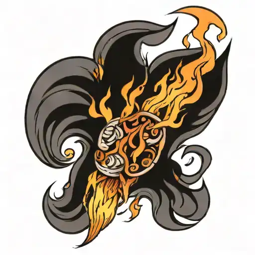 Fire On Hand Going To Forearm