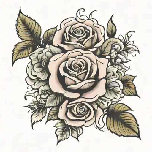 Rose Flowers Rome Cijfer