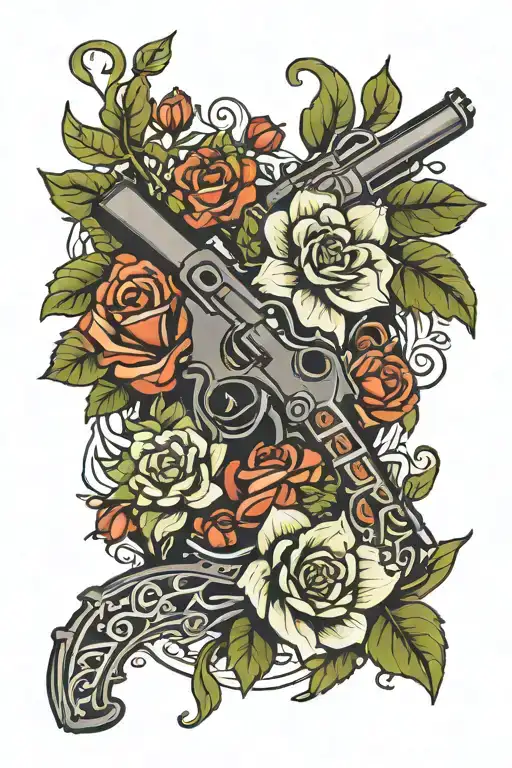 Self Love Plants Intertwined Gun