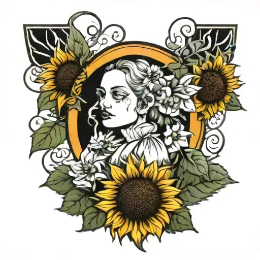 Let Them Sunflower Blooming