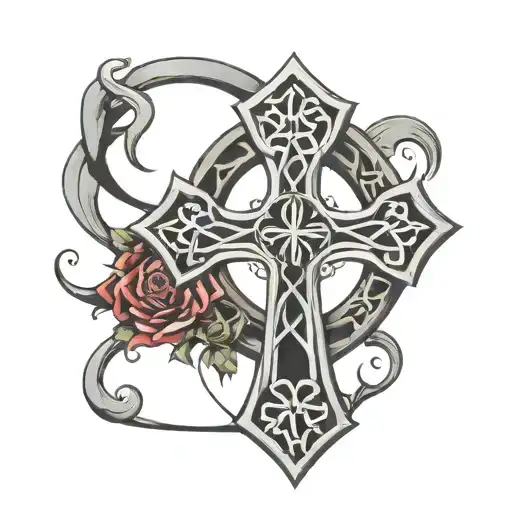 Pure Evil Celtic Cross