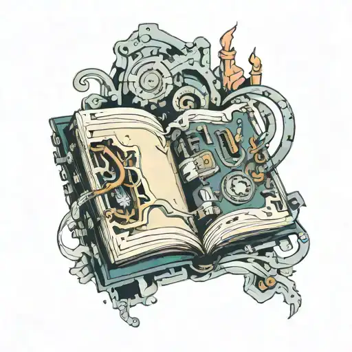 Book Made Like A Motherboard