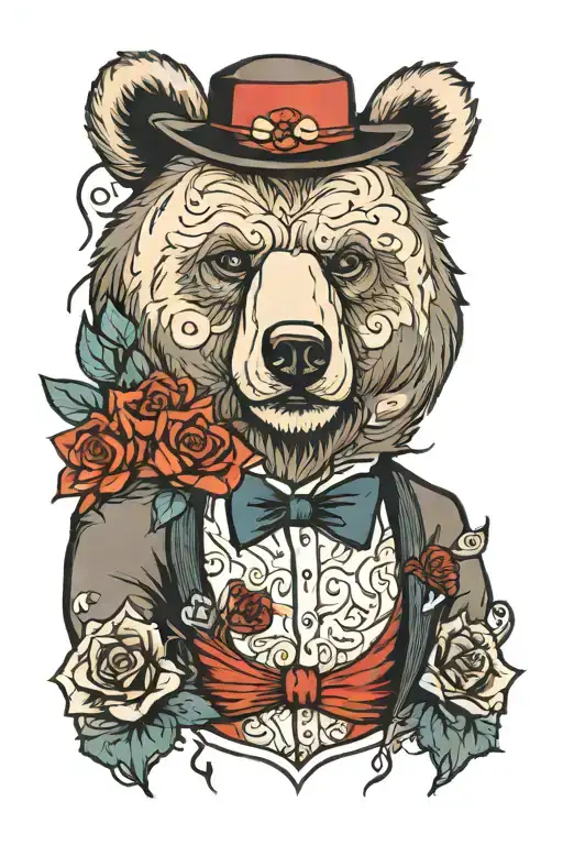 Bear In A Tuxedo
