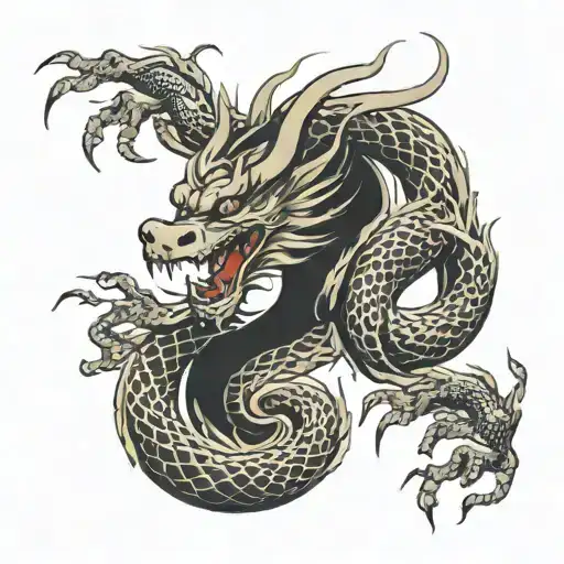 Lheng Name Form Of A Dragon Wrapped