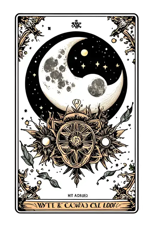 The Moon Tarot Card