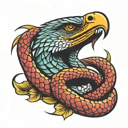 Cobra With An Eagle Head