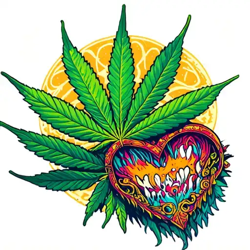 Love For Georgian Under Marijuana And With Psychedelic