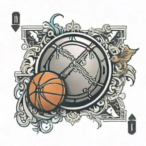 A New-school Style Basketball With A Card Deck Design