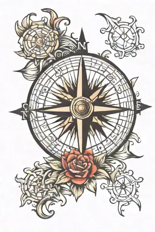 Compass With Acnhor