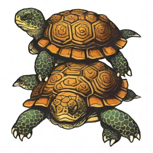 Turtle Tattoo For Couple