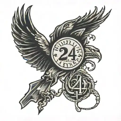 I Would Like To Get A Small Tattoo That Represents My Trip To New York With The Number 24 Integrated