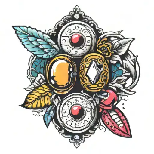 Best Friend Tattoo W Pill Capsule